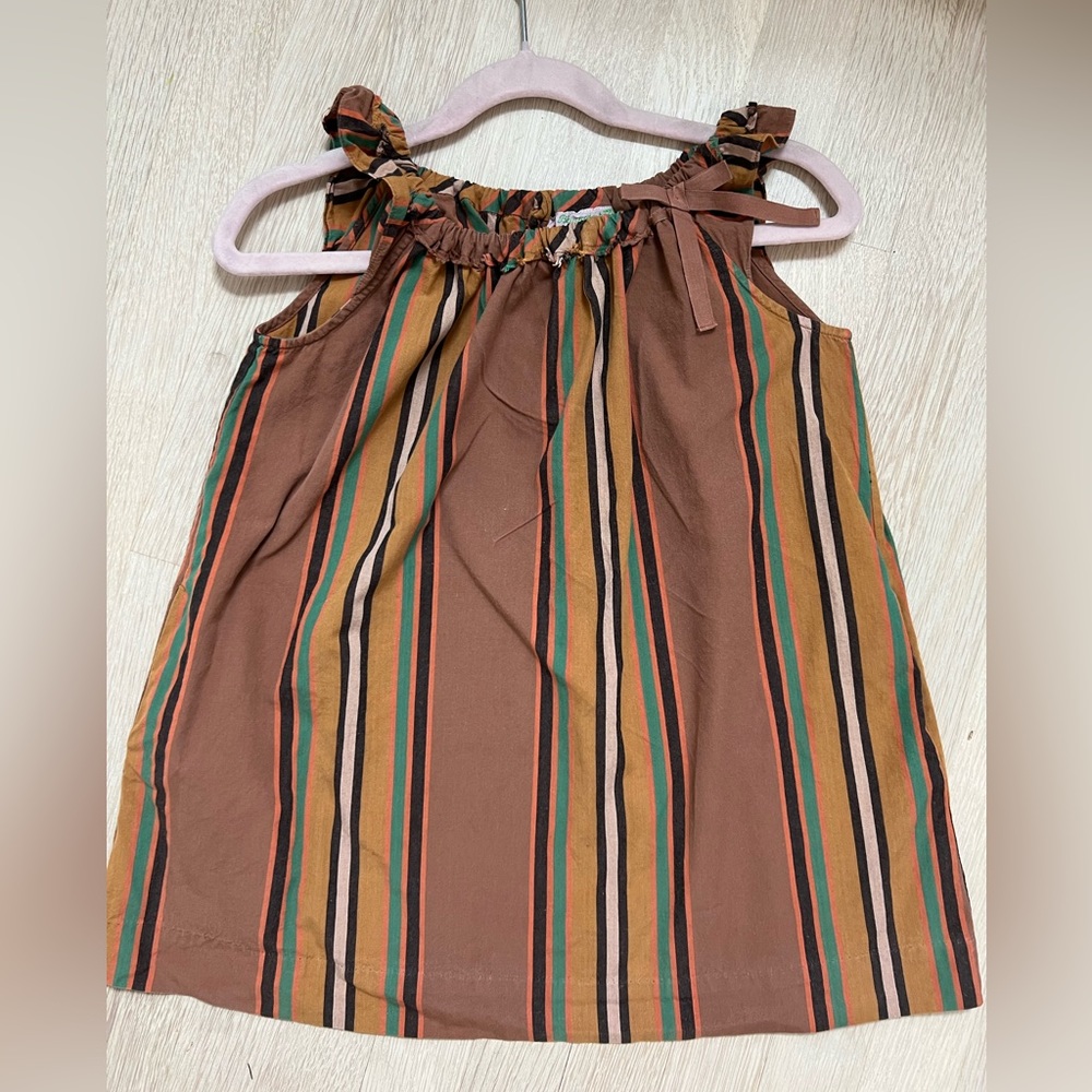Bonpoint Toddler woven stripe dress
